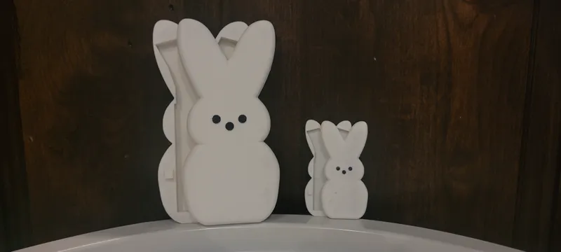 Easter Bunny Peep storage container/Russian dolls