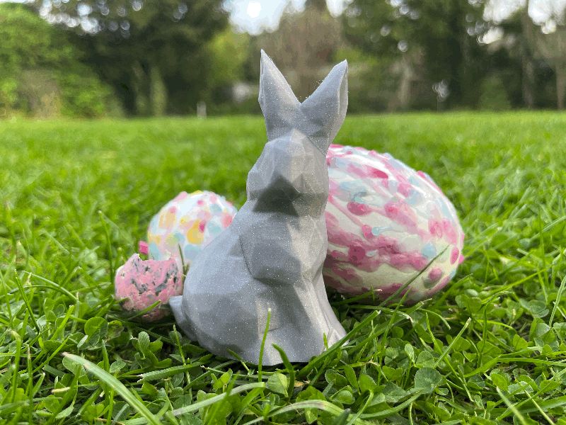 Easter Bunny Low Poly