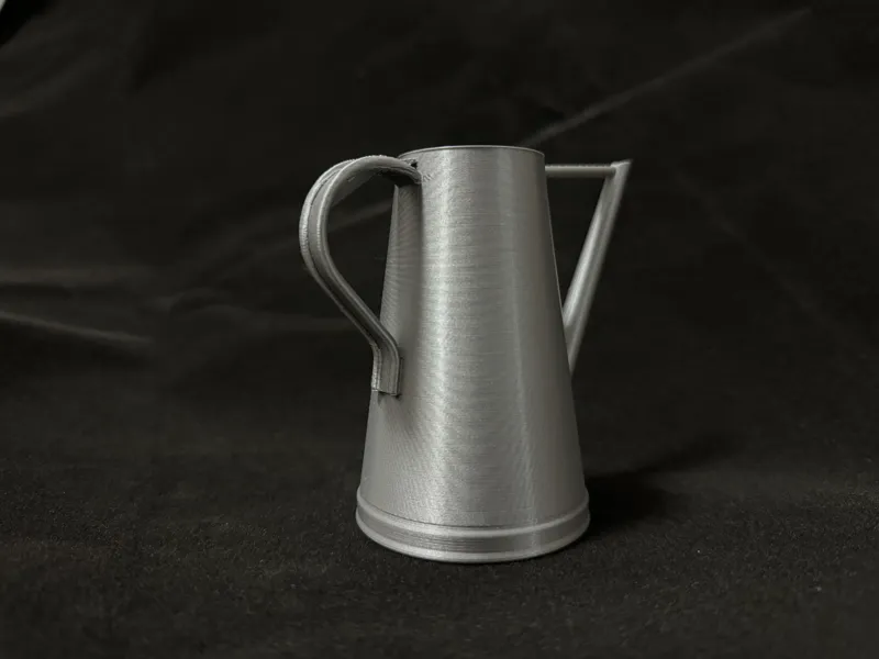 Handsome stainless steel kettle art ornament model
