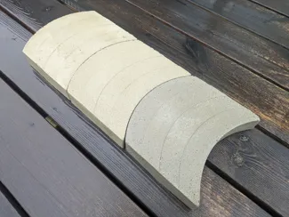 Semicircle concret mold