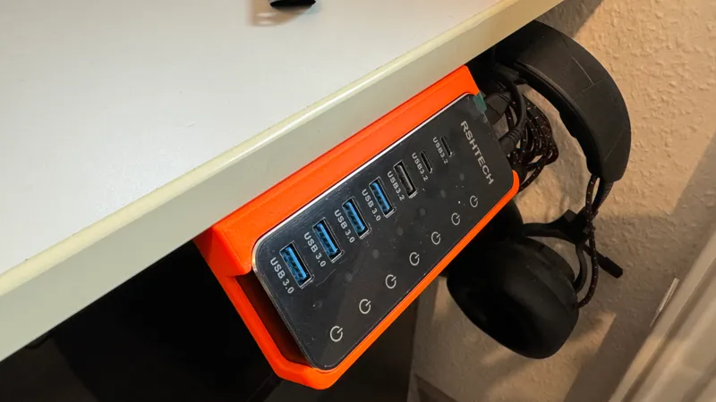 RSHTECH ST07C USB Hub desk mount