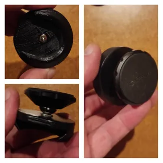 Peugeot 1007 phone holder - for rotating magnets