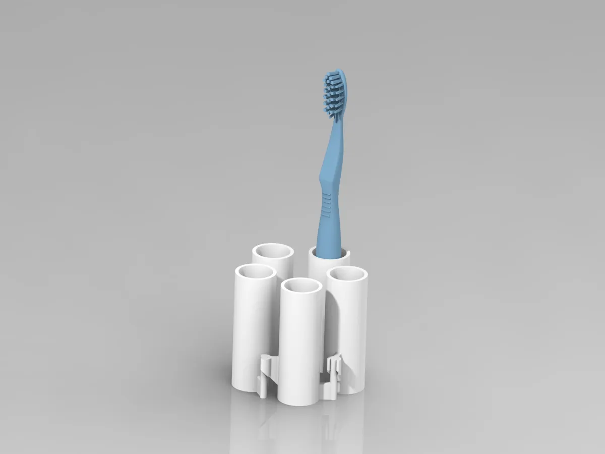 Modular Toothbrush Holder - Free 3D Print Model - MakerWorld