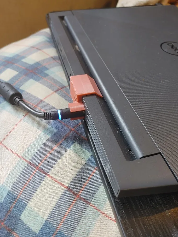 Power cord support for Dell G15 laptop