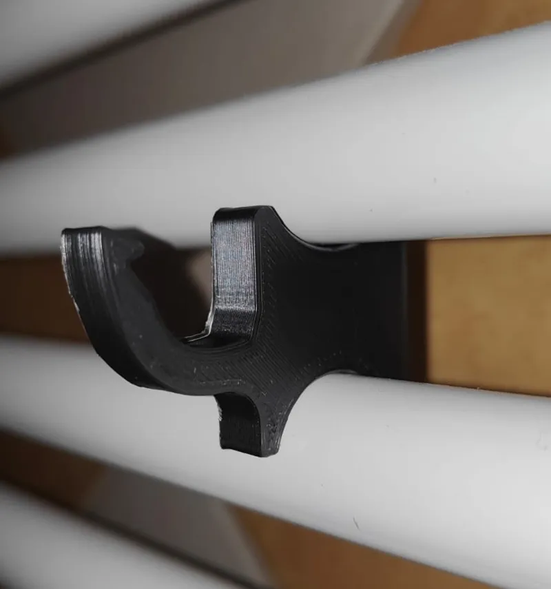 Bathroom radiator tower hanger clip on