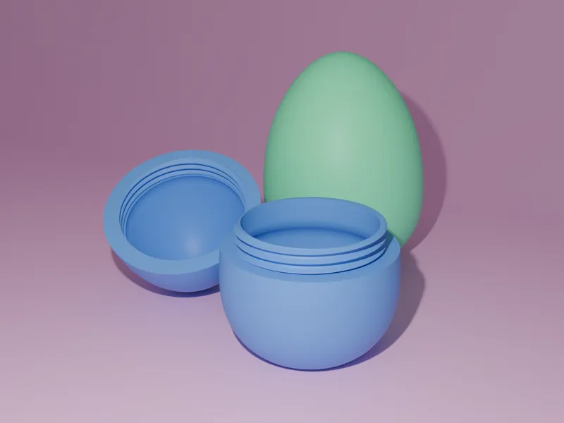 Threaded Easter Egg