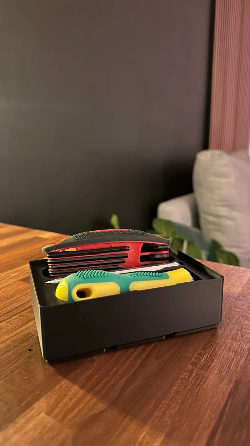 Gridfinity Screwdriver and Allen Holder 