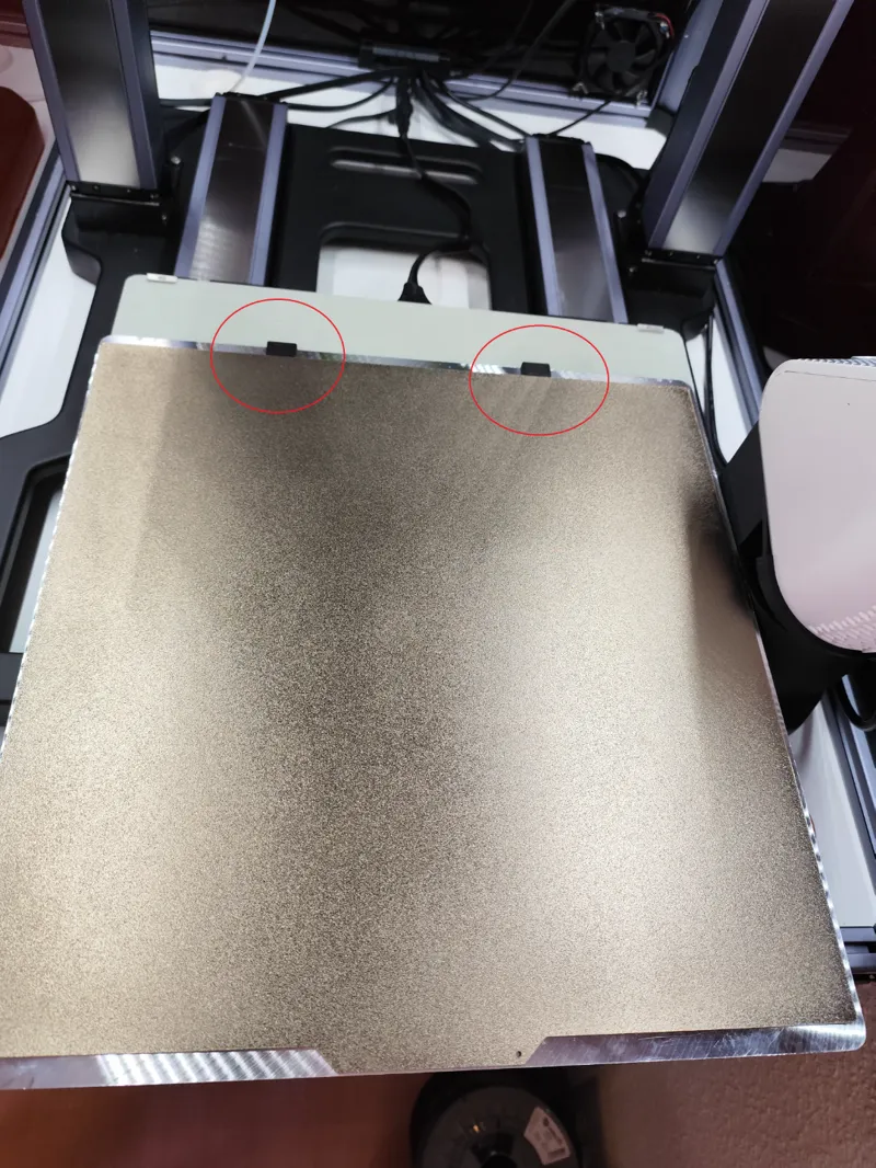 Guide to glue on for magnetic Bed
