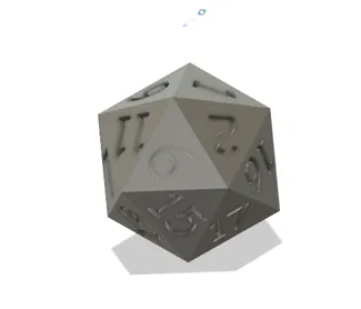 Magnetically rigged D20