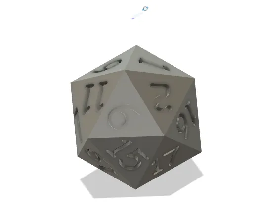 Magnetically rigged D20