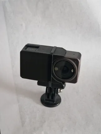 DJI Action 2 and battery vertical mount winter