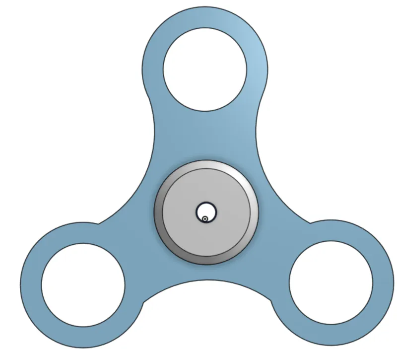 Fully 3d Printed Simple Fidget Spinner