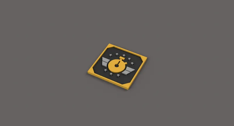 Helldivers 2 "Gone In 360" Achievement Plaque