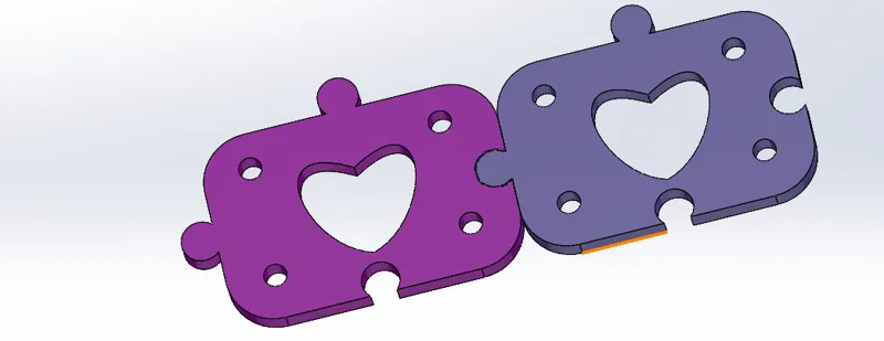 Heart Puzzle Pieces