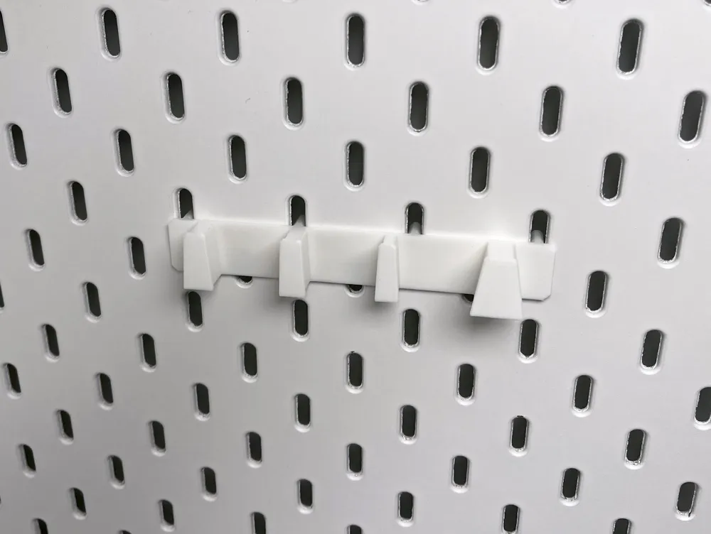 Parametric tweezer holder for Ikea Skadis pegboard by ups MakerWorld