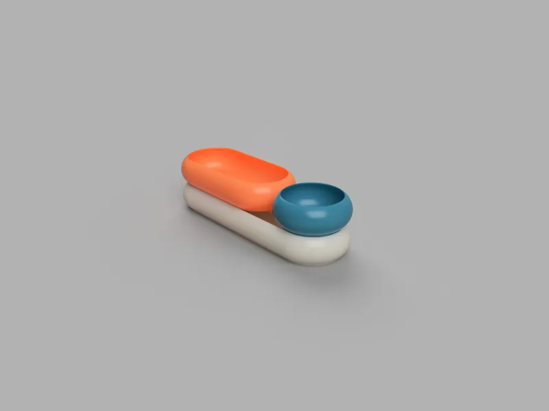 Rounded Storage Organizer Pot System