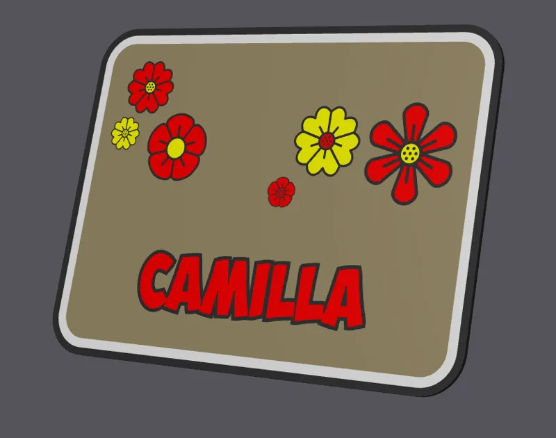 Camilla Flower Lightbox