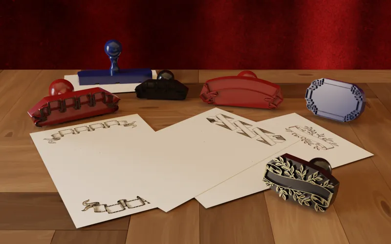Ribbon Stamps