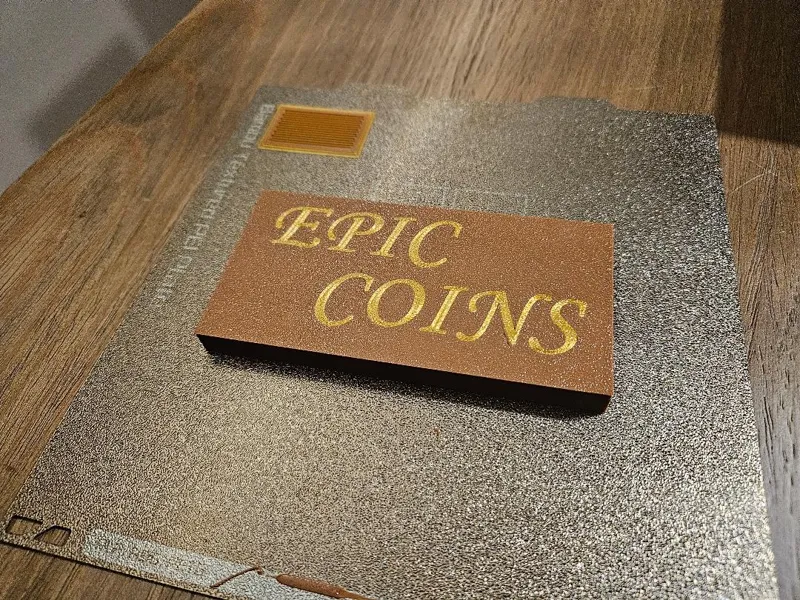 Cover for case for game coins