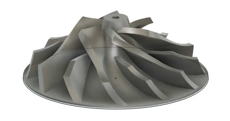 Turbo Impeler for turbo compressor