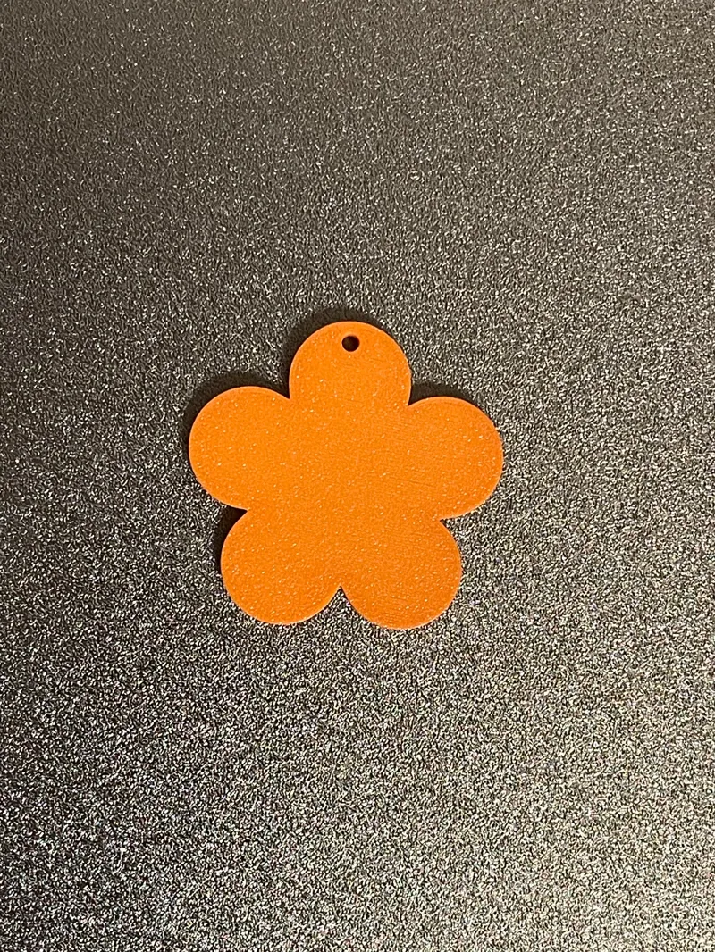 Flower keychain