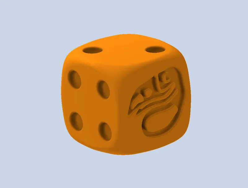 Dice for Perudo board game