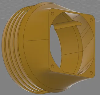80mm fan connection flexible tube