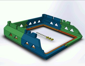 AMS RISER no supports - replacable LED channel