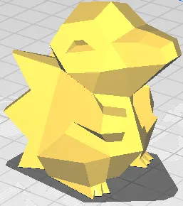 Low poly Cyndaquil
