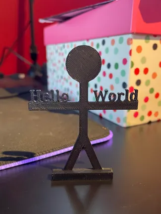 Stick Man Says Hello