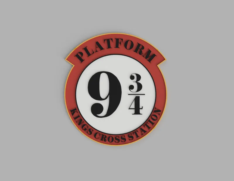 Harry Potter 9 3/4 Platform - Kings Cross Station