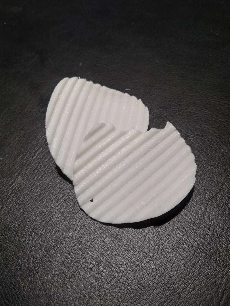 Ruffles Potato Chips - Bitten and Not bitten