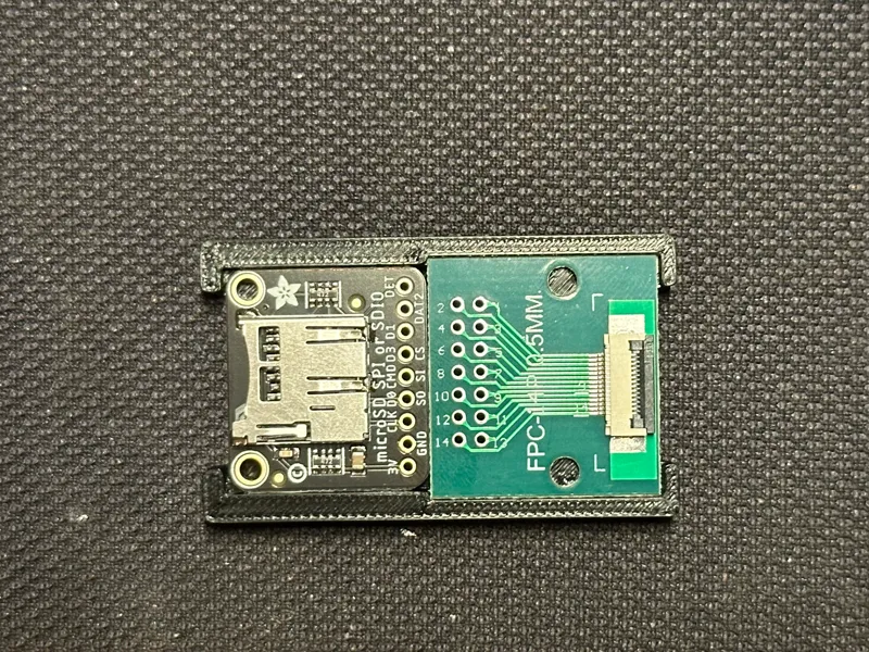 SD board soldering jig for GoPro Karma pairing fix