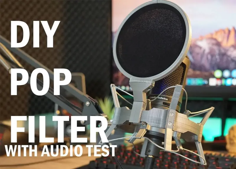 Pop Filter for DIY Shock Mount