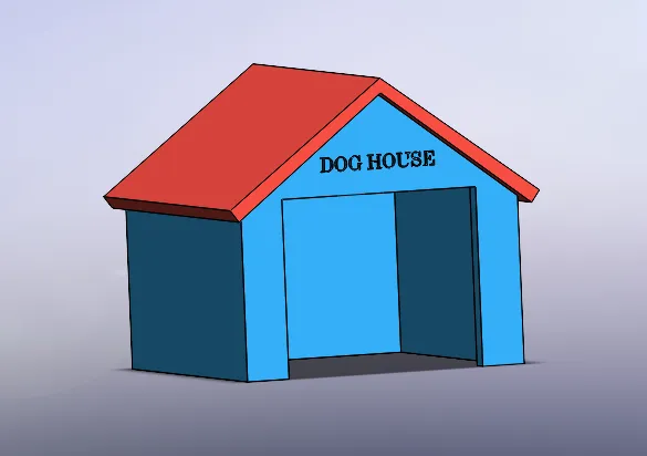 Small Dog House 200mm x 200mm