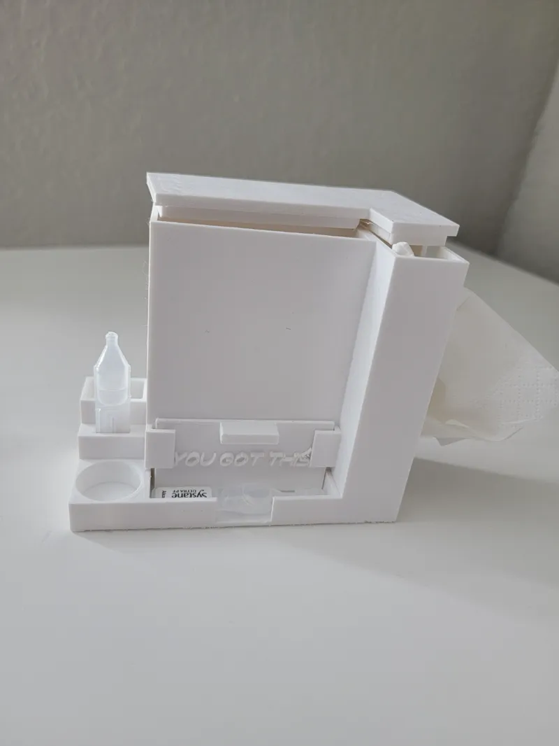 Desktop Organizer for Eye Drops and Tissues