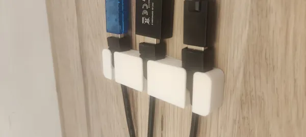 Support mural pour rallonges USB