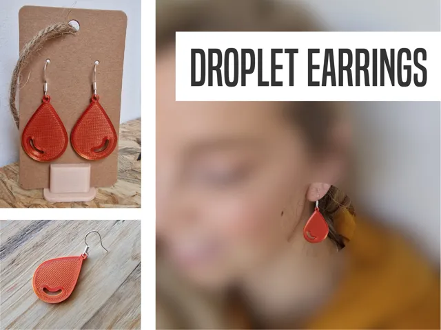 Droplet earrings