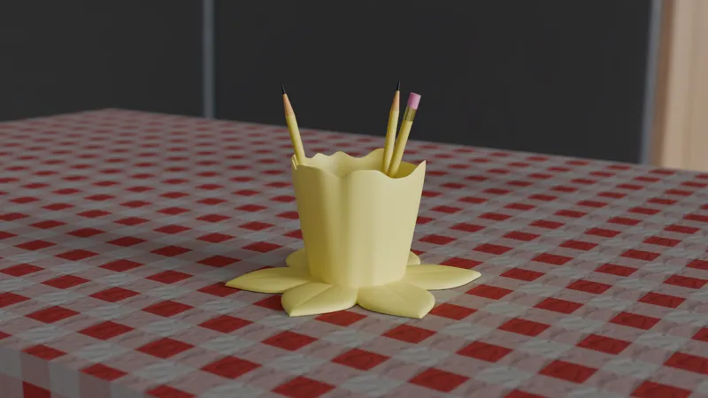 Daffodil Pencil Holder