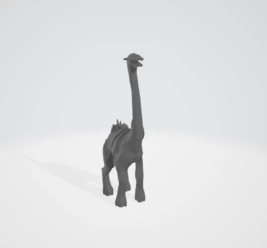 Low Poly Kenshi Beakthing Model