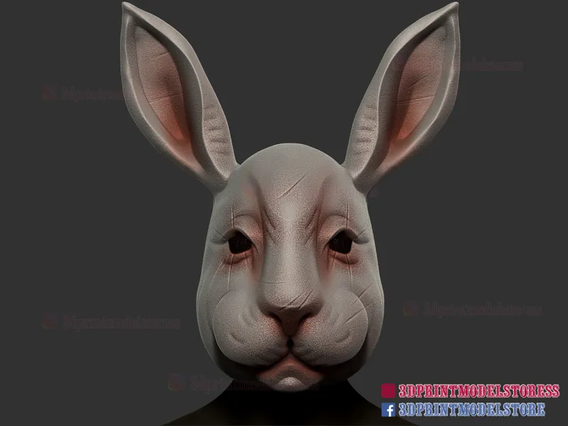 Rabbit Mask - Easter Day - Halloween Cosplay