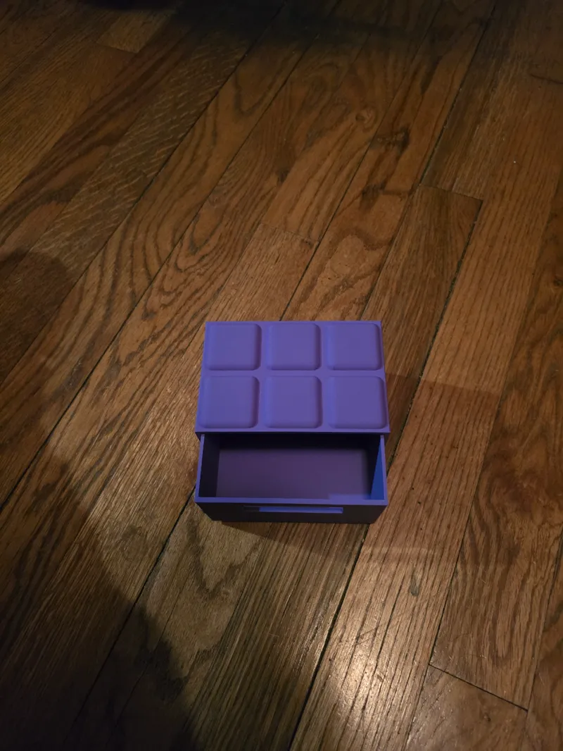 2x3 Modular magnetic boxes and accessories system
