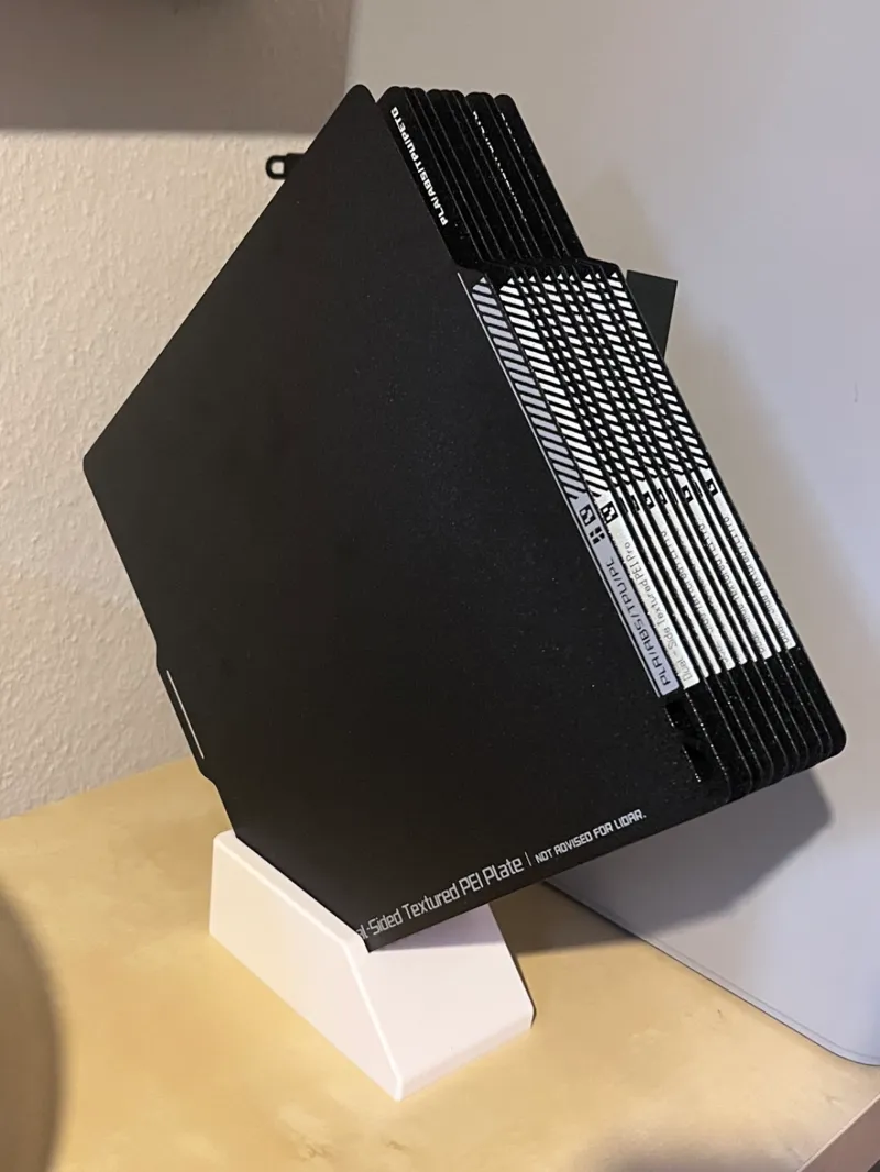 Bambu X1 and A1 build plate holder for 10 plates