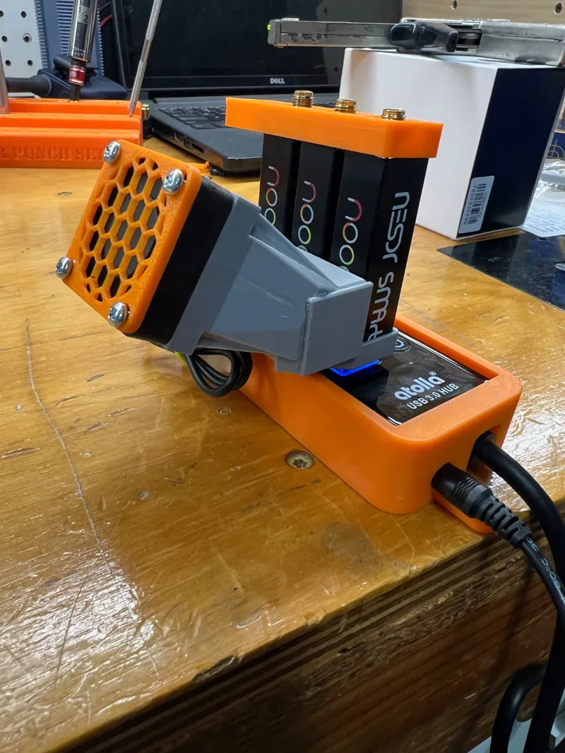 Noelec fan mount for Atollla usb hub
