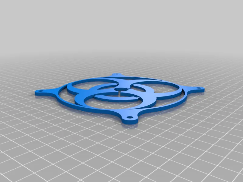 Biohazard PC fan grill