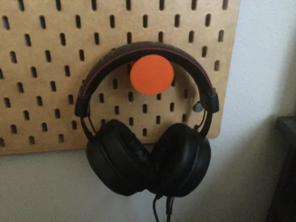 Support casque audio pour panneau Skadis
