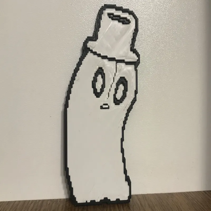 Napstablook with hat - Undertale