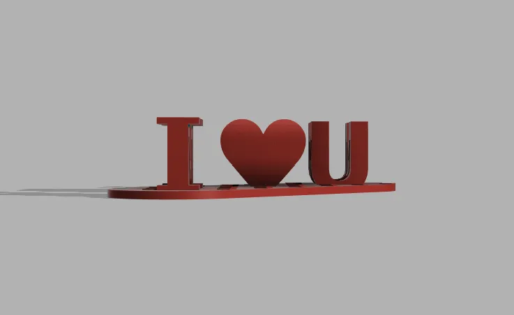 I LOVE YOU MOM (AMBIGRAM)
