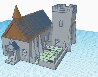 Dnd Miniature church