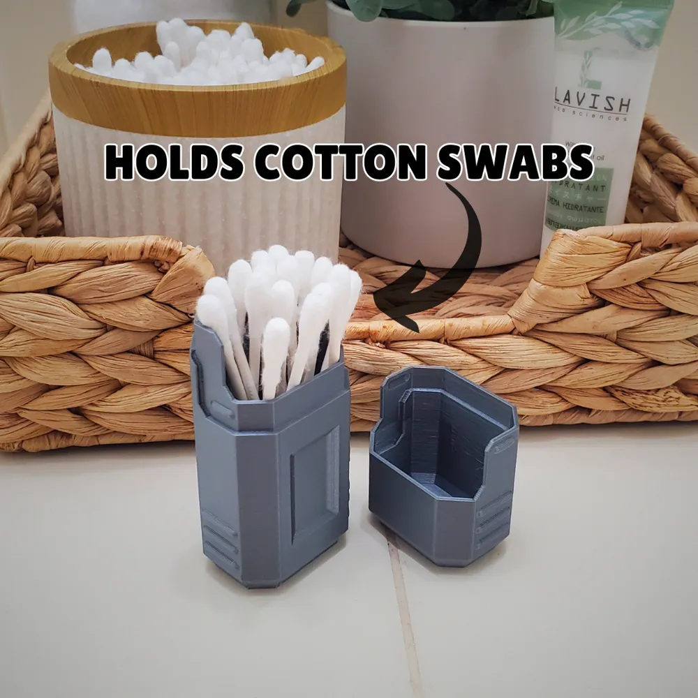 LilCase QTip and Floss Pick Travel Case by Ziggy MakerWorld